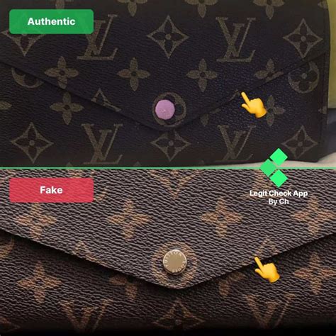 louis vuitton fake wallet vs real